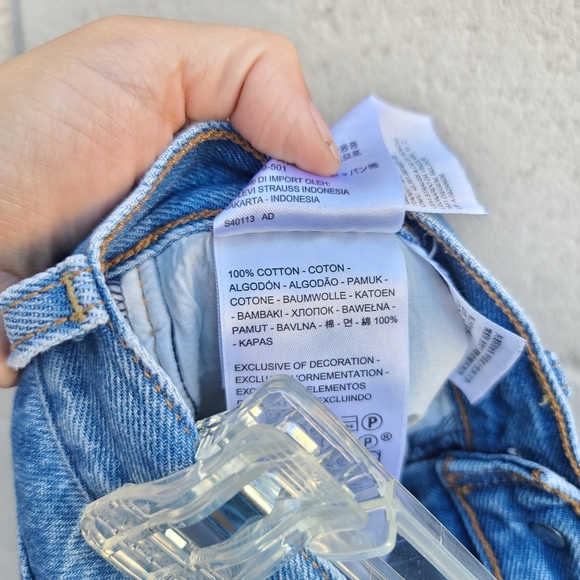 Levi’s | Wedgie Icon in Athens Pushed High Rise Slim Straight Jeans Size 28 - Picture 10 of 11